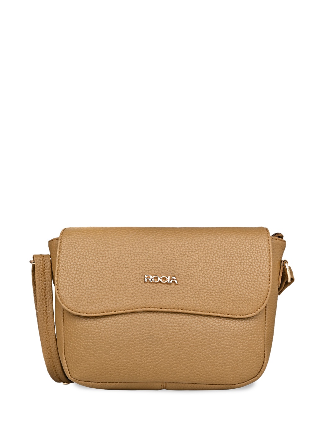 

Rocia Textured Structured Sling Bag, Brown