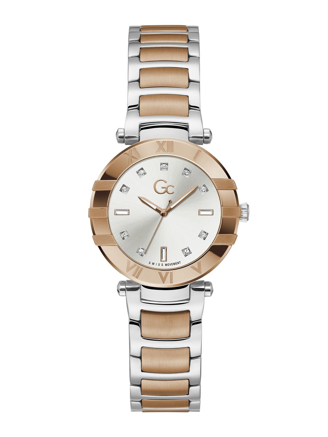 

GC Women Dial & Stainless Steel Bracelet Style Straps Analogue Watch Z03001L1MF, White