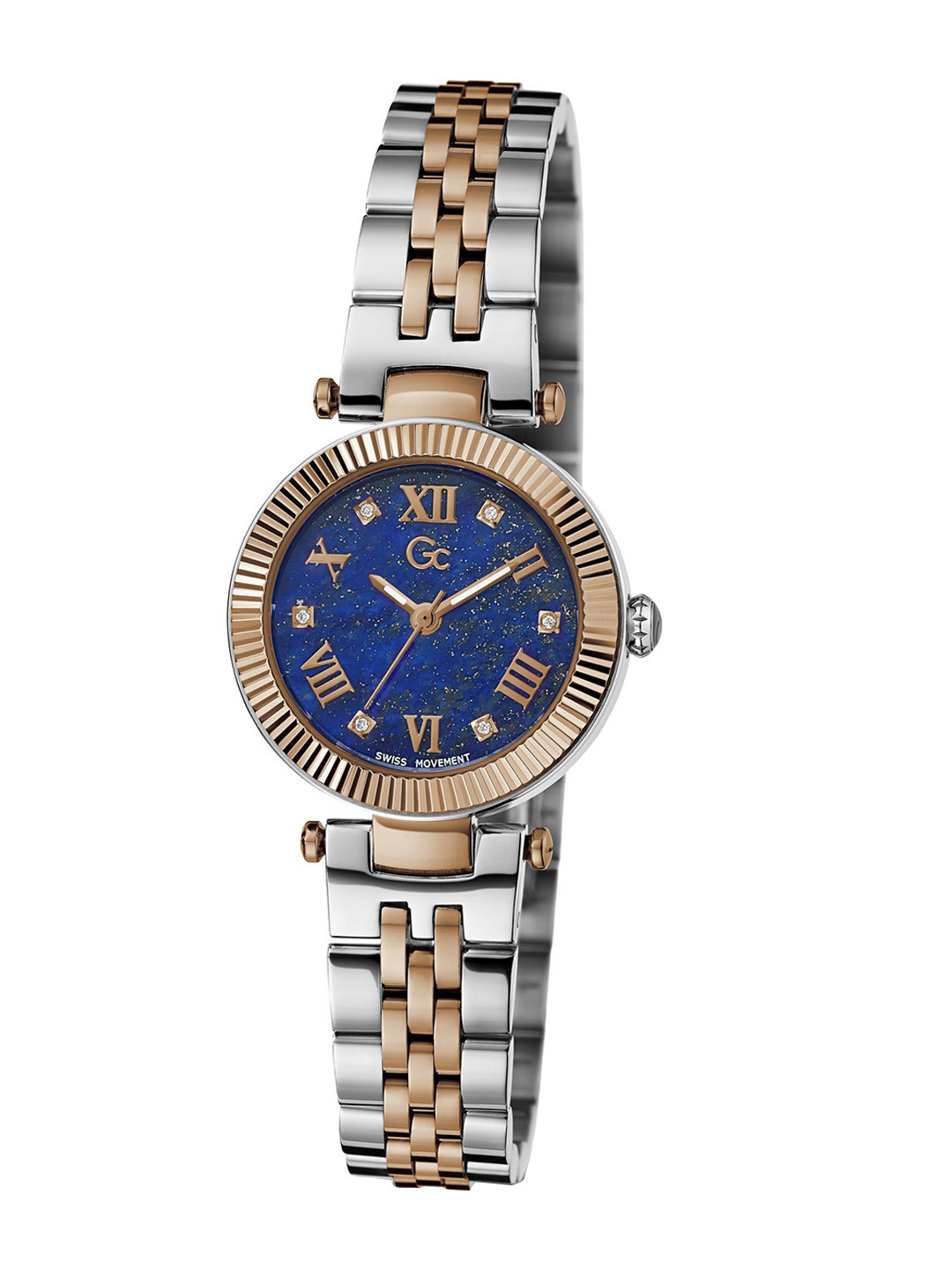 

GC Women Stainless Steel Bracelet Style Straps Analogue Watch Z02004L7MF, Blue