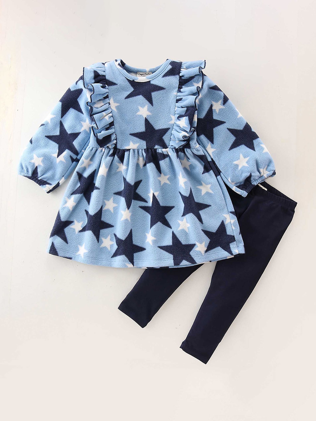 

CrayonFlakes Printed Clothing Set, Blue