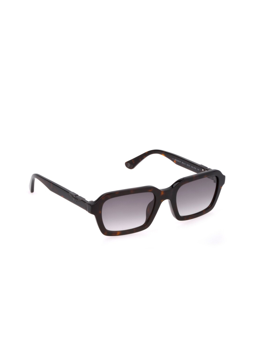 

Police Men Rectangle Sunglasses with UV Protected Lens SPLL1453722SG, Grey