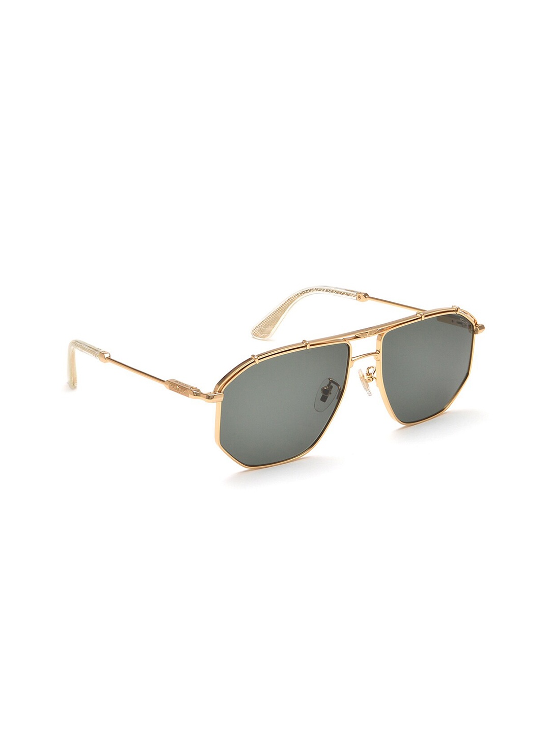 

Police Men Aviator Sunglasses With UV Protected Lens SPLL1759300YSG, Green