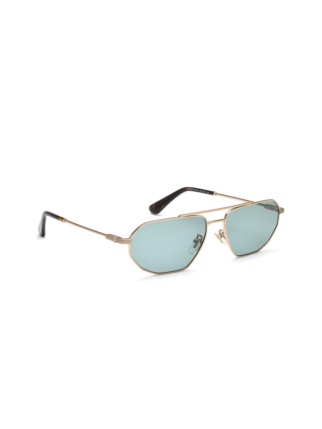 

Police Men Round Sunglasses with UV Protected Lens SPLF66588L7SG, Blue