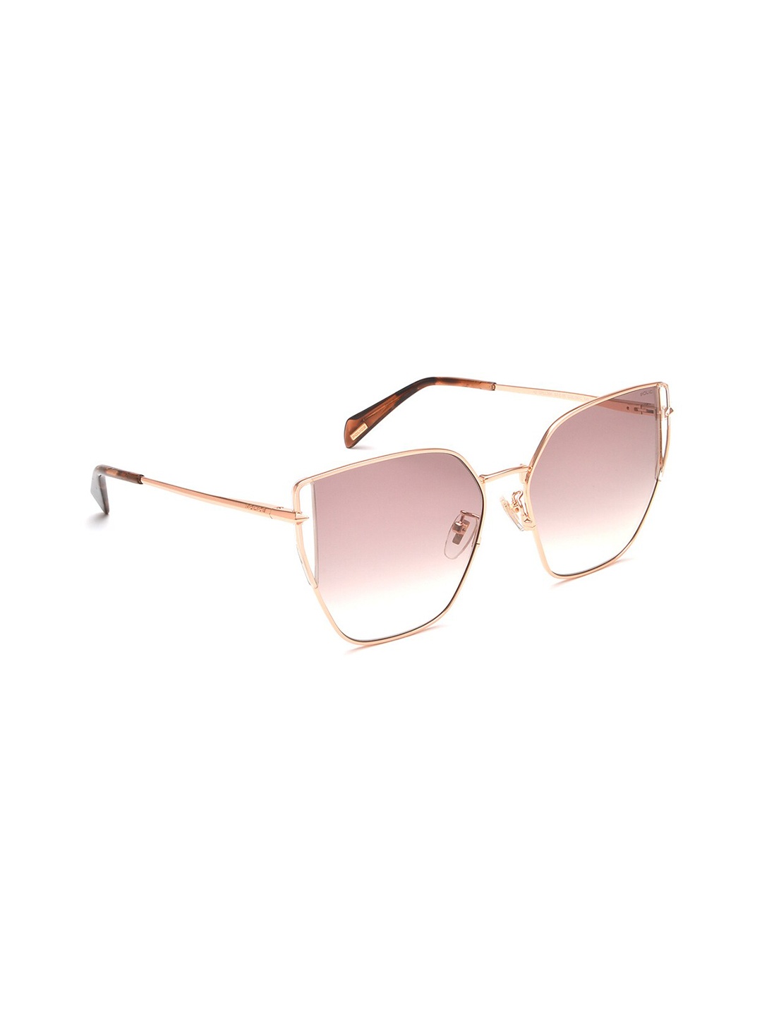 

Police Men UV Protected Lens Cateye Sunglasses SPLL38578FCSG, Brown