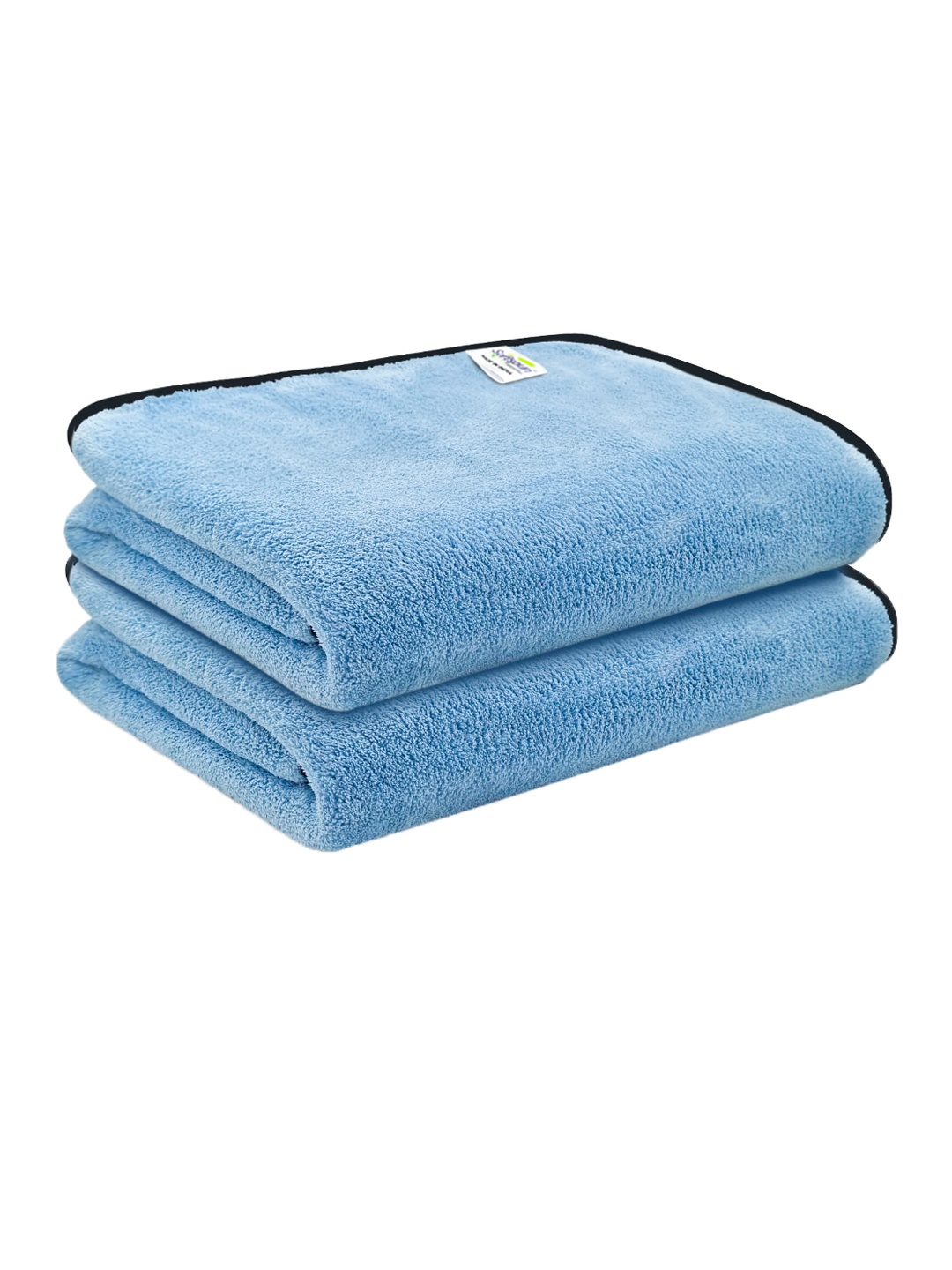 

Softspun Microfiber 2 Pcs Blue 280 GSM Quick Dry Bath Towels