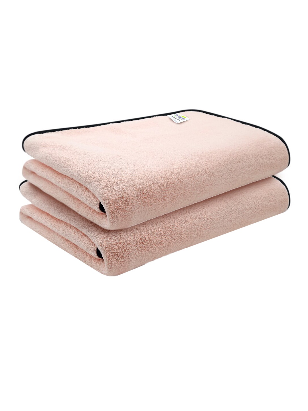 

Softspun Microfiber 2 Pcs Pink 280 GSM Quick Dry Bath Towels