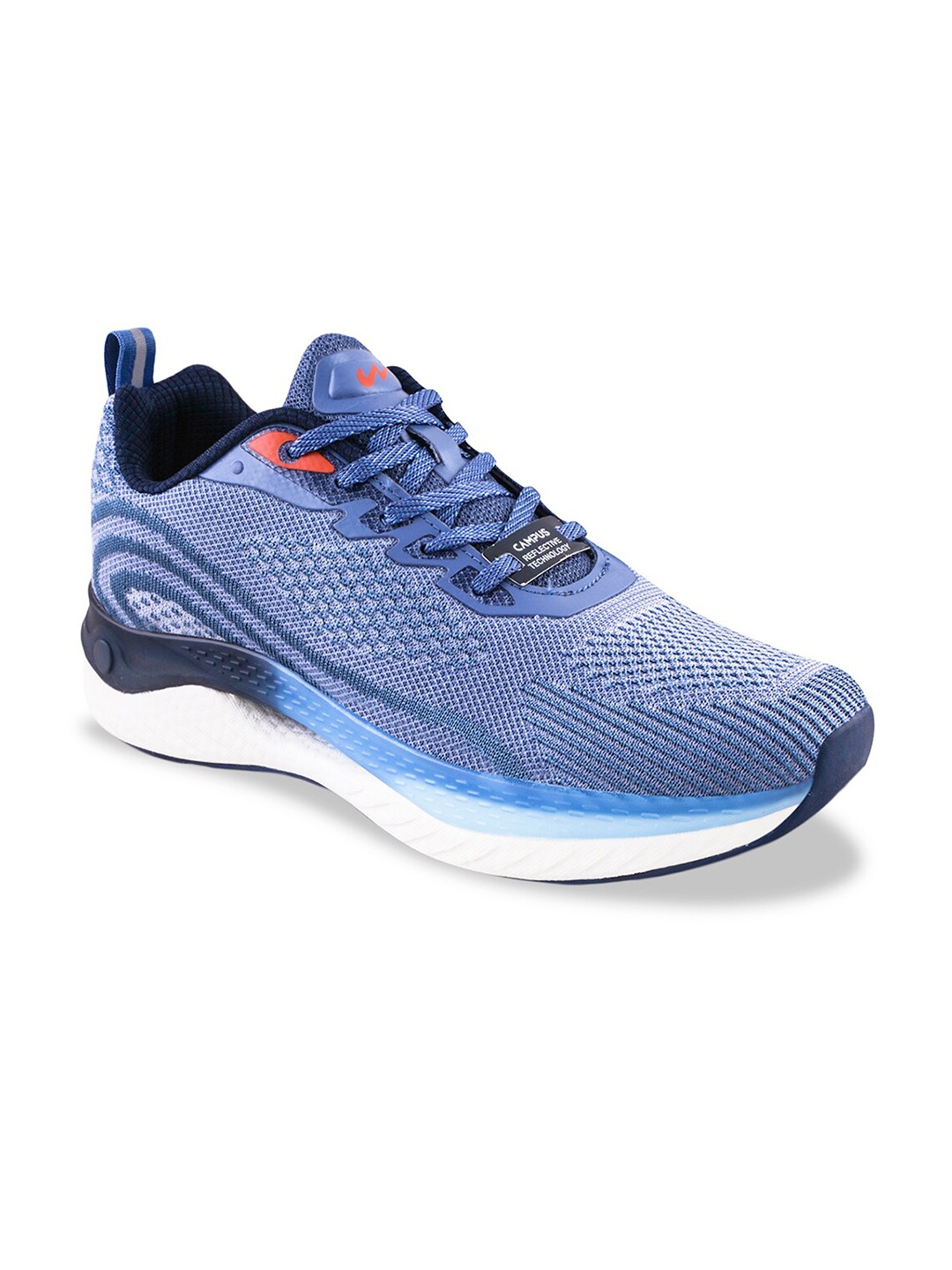 

Campus Circle Men Mesh Nitroboost Tech Running Sports Shoes, Blue
