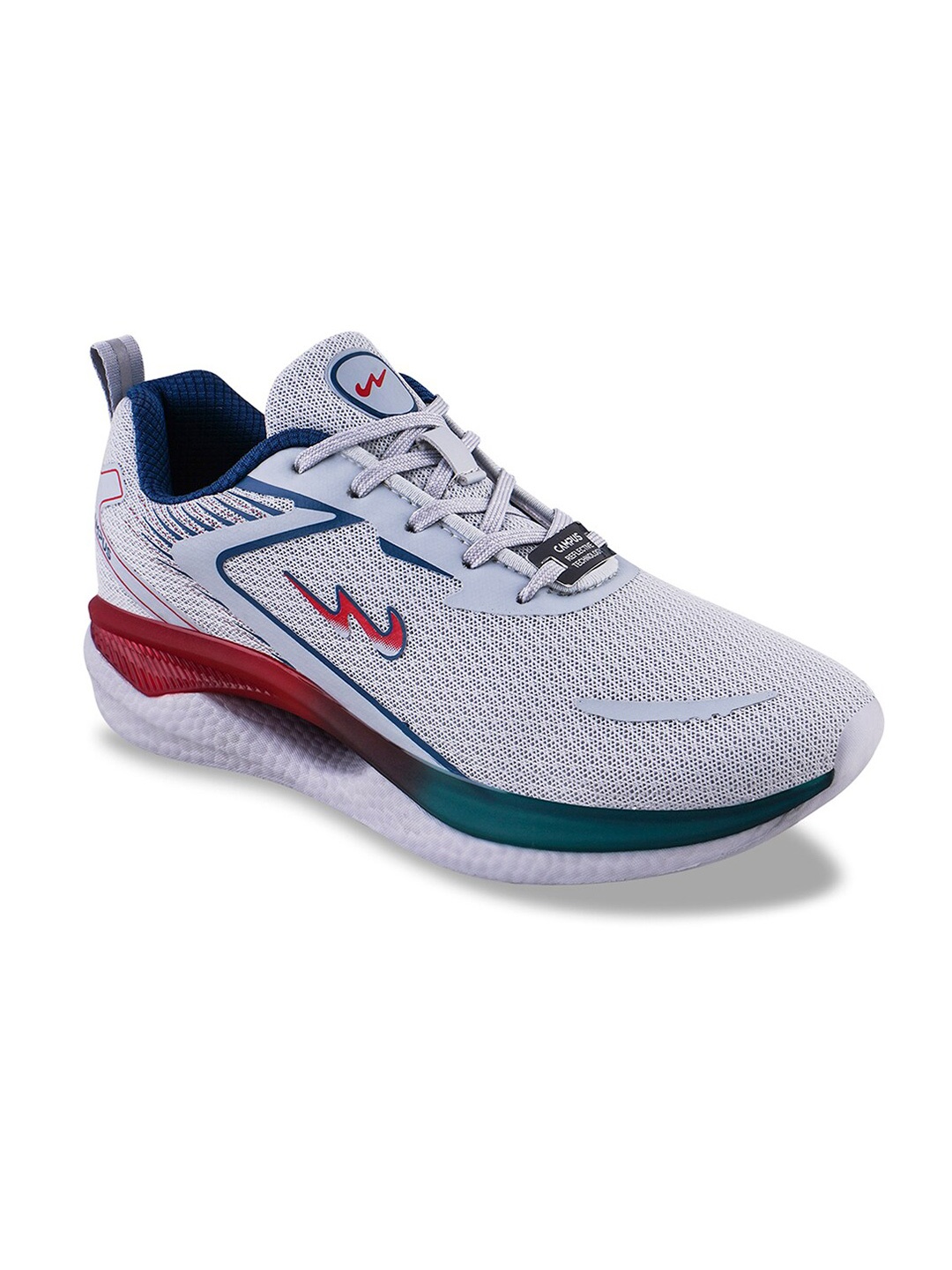 

Campus Graffiti Men Mesh Nitroboost Tech Running Sports Shoes, Grey