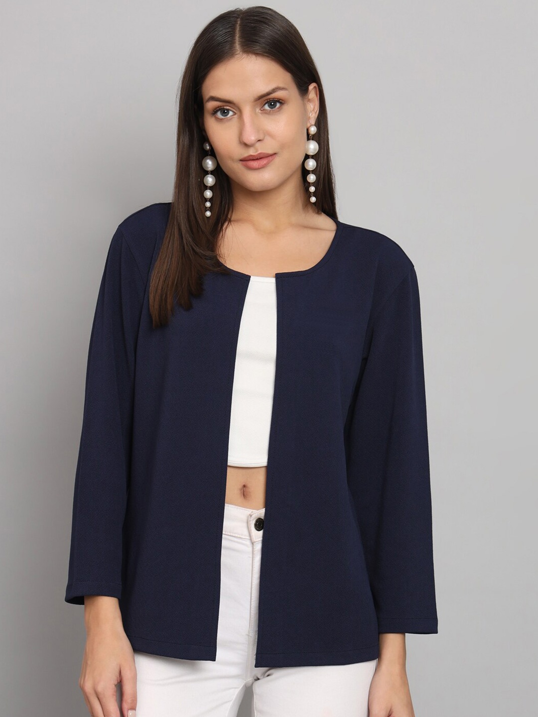 urSense Front Open Shrug, Blue