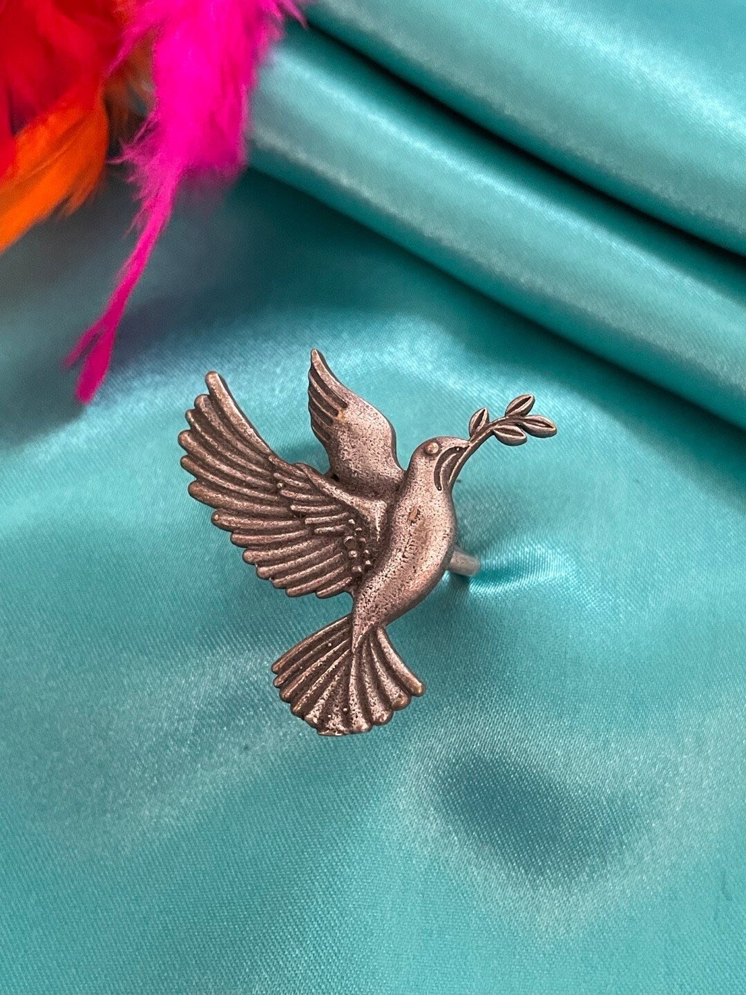 

Digital Dress Room Silver Plated Afghani Finger Ring