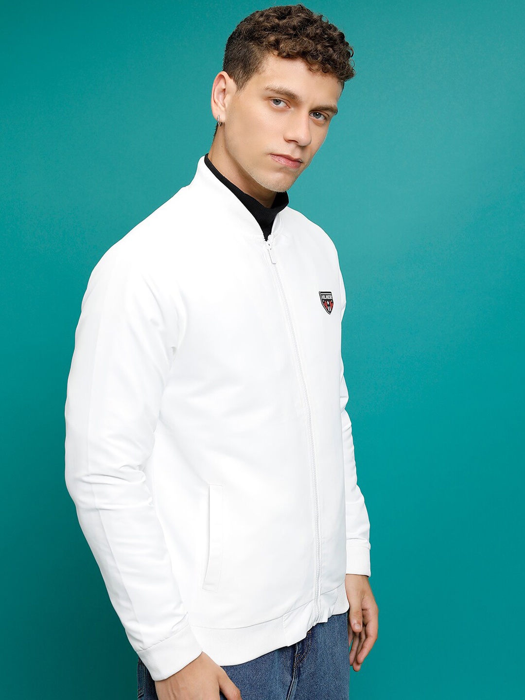 HIGHLANDER Long Sleeves Tailored Jacket, White
