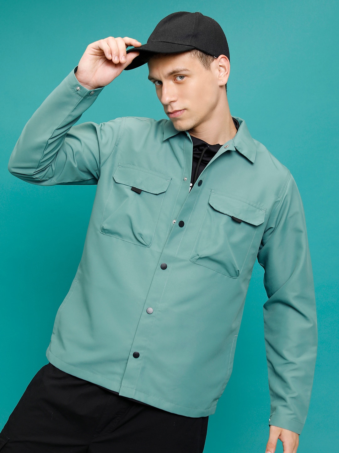

KETCH Spread Collar Tailored Jacket, Olive