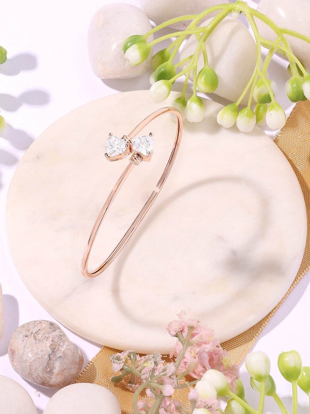 

AMI Rose Gold Plated Kada Bracelet
