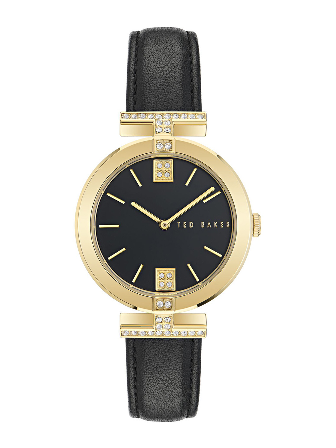 

Ted Baker Women Leather Straps Analogue Watch BKPDAF3019I, Black