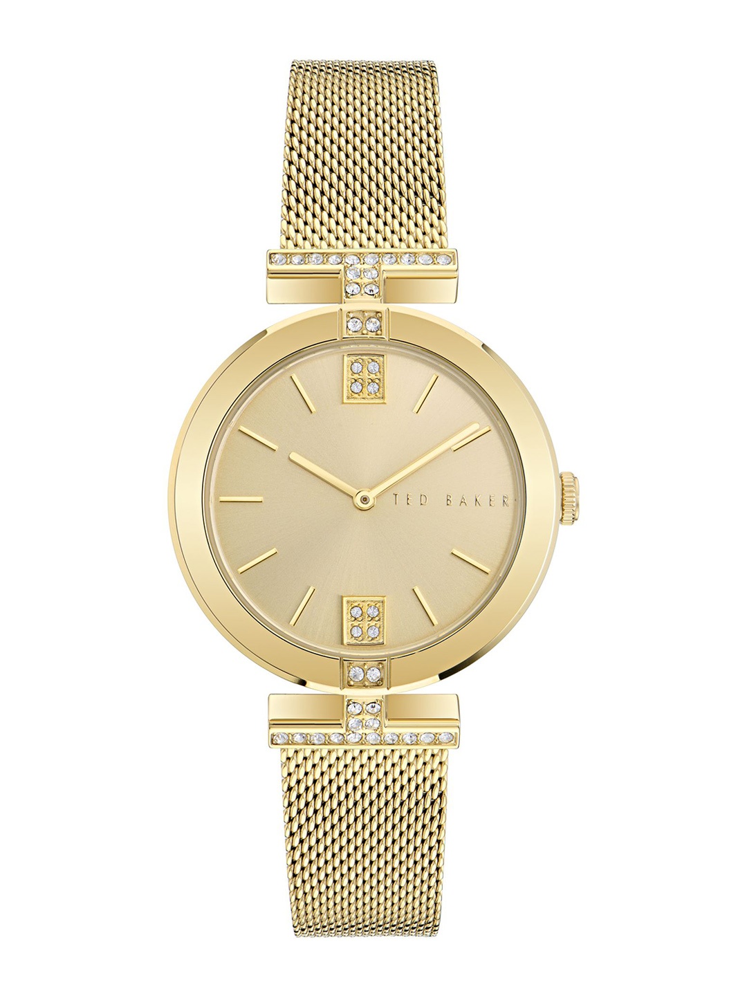 

Ted Baker Women Mother of Pearl Dial Bracelet Style Straps Analogue Watch BKPDAF3039I, Gold