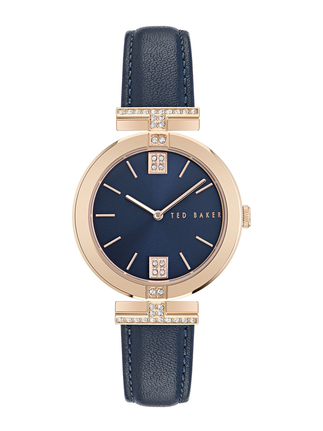 

Ted Baker Women Leather Bracelet Style Straps Analogue Watch BKPDAF3049I, Blue