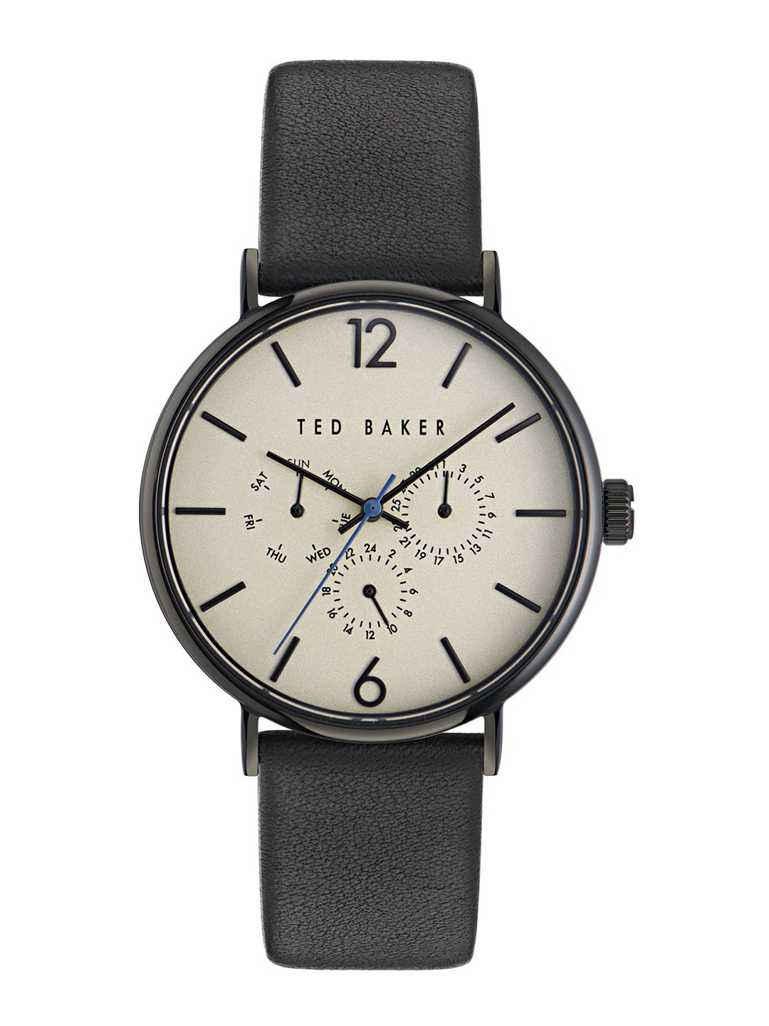 

Ted Baker Men Textured Dial & Leather Straps Analogue Watch BKPPGF3069I, Cream