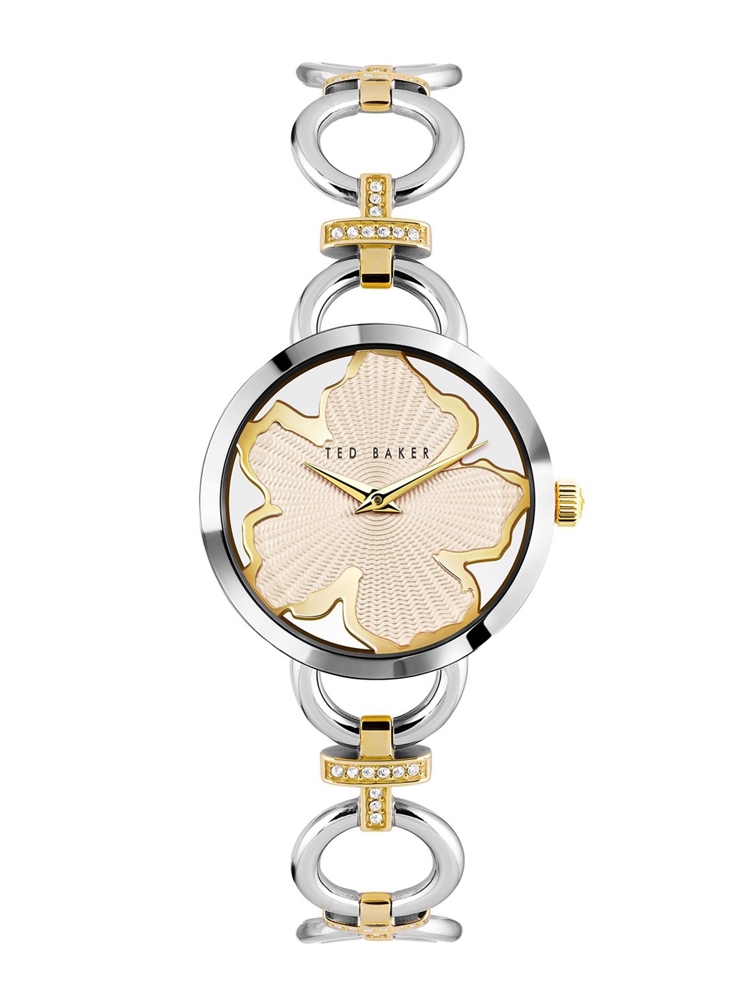 

Ted Baker Women Embellished Bracelet Style Straps Analogue Watch-BKPLIS3029I, Silver