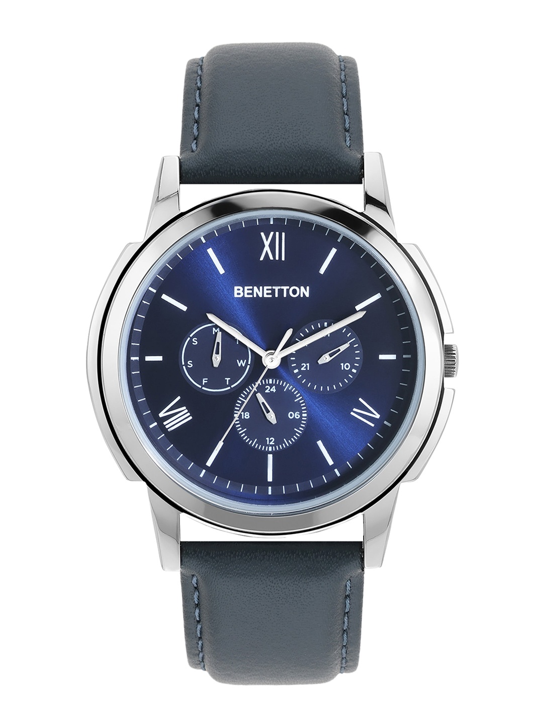 

United Colors of Benetton Men Water Resistance Stainless Steel Analogue Watch UWUCG0802, Blue