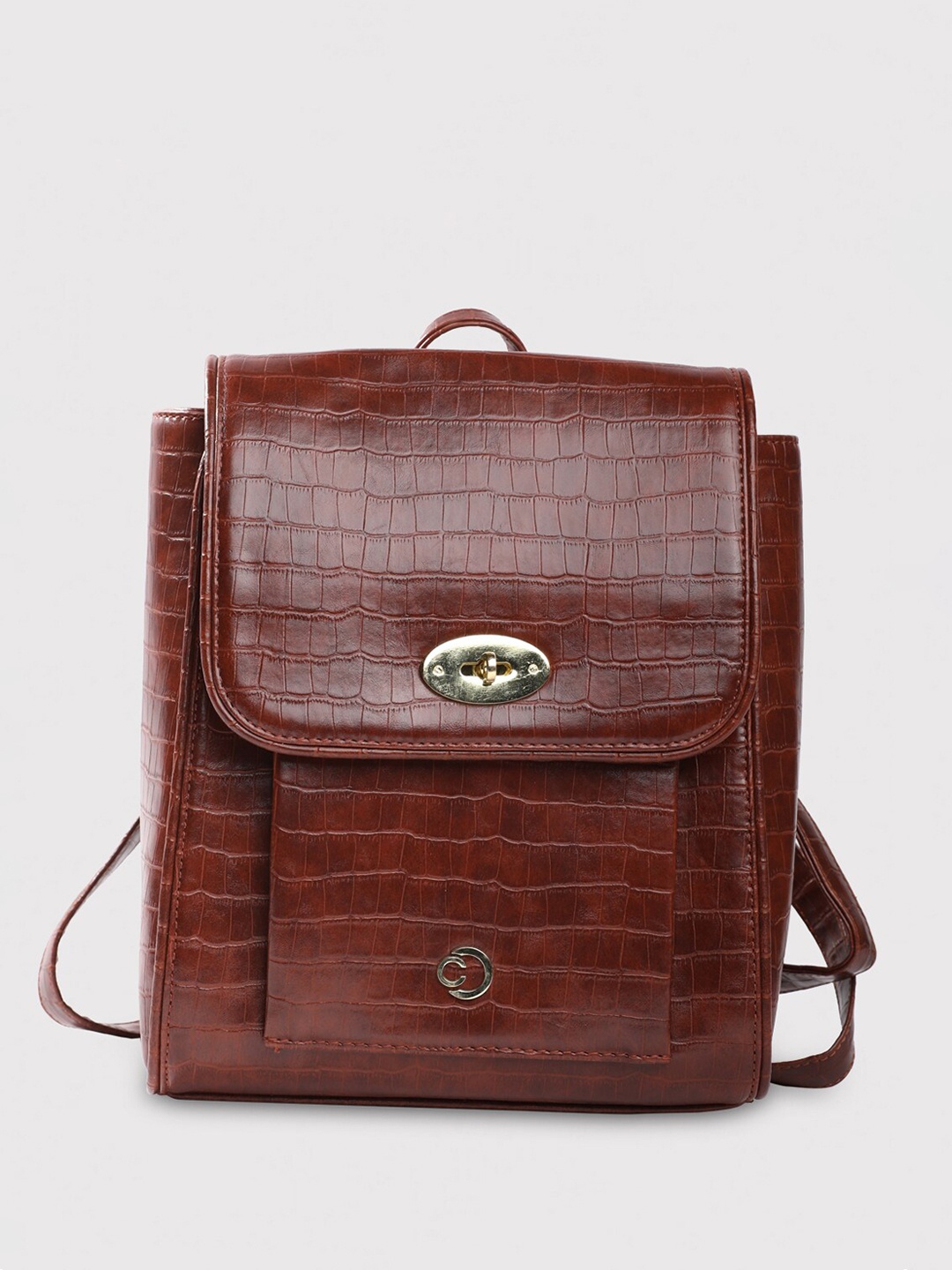 

Caprese Women Textured Backpack, Tan