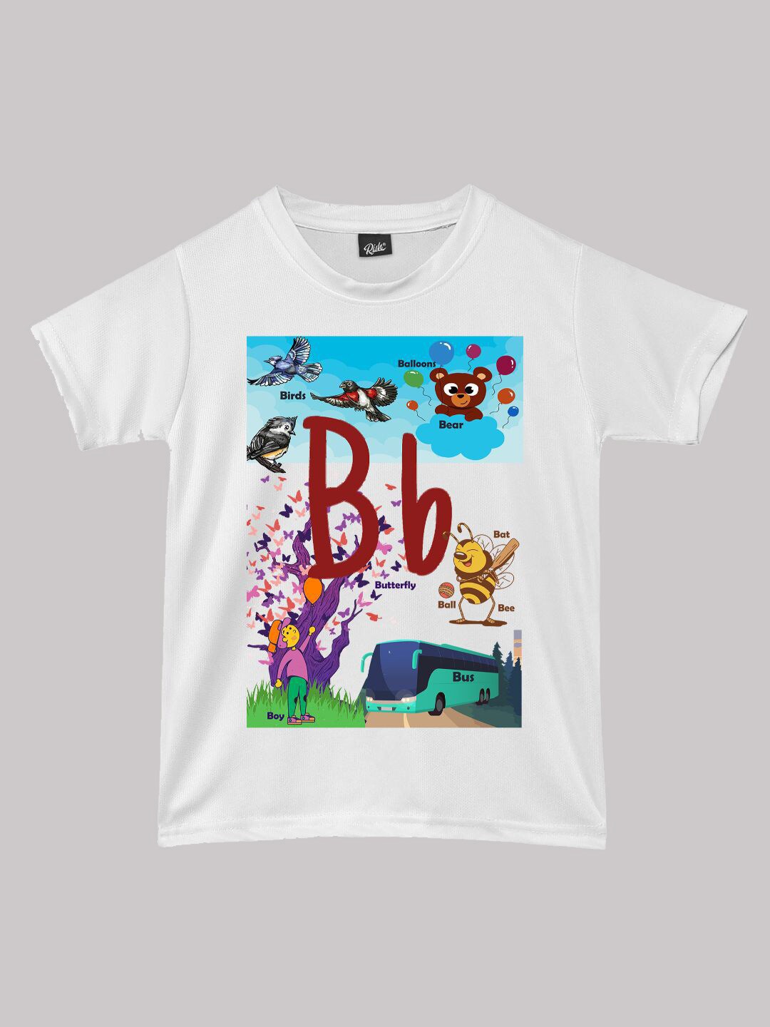 

RISH Boys Conversational Printed T-shirt, White