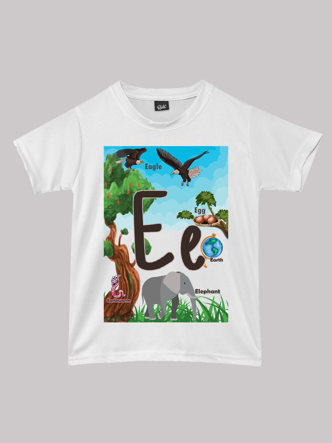 

RISH Boys Graphic Printed T-Shirt, White