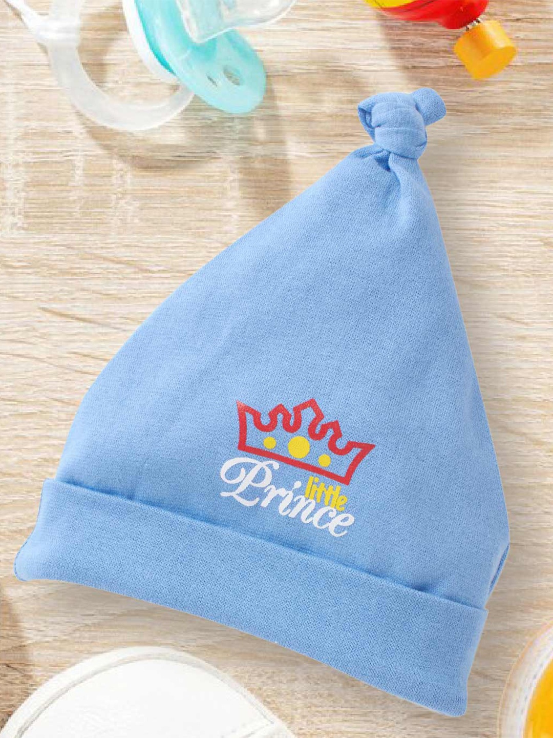 

Babywish Kids Printed Beanie, Blue