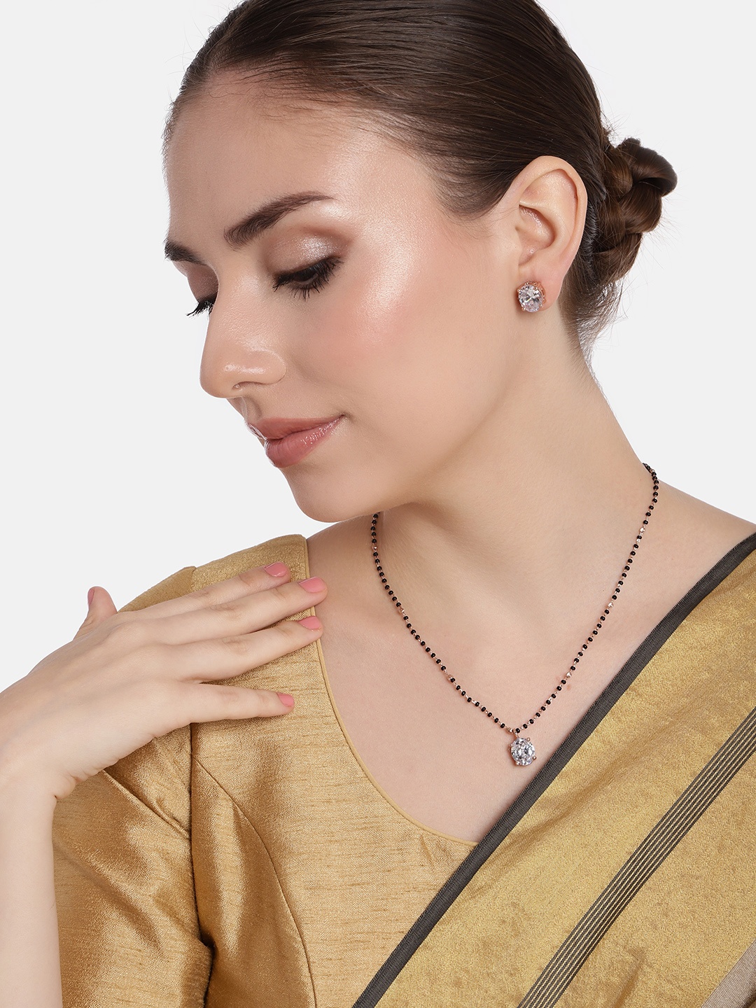 

Estele Rose Gold-plated Jewellery Set