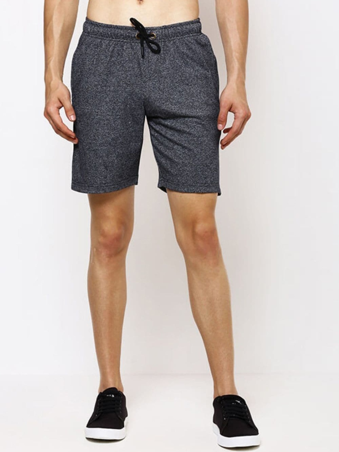 

Bareblow Men Mid-Rise Cotton Regular Shorts, Grey