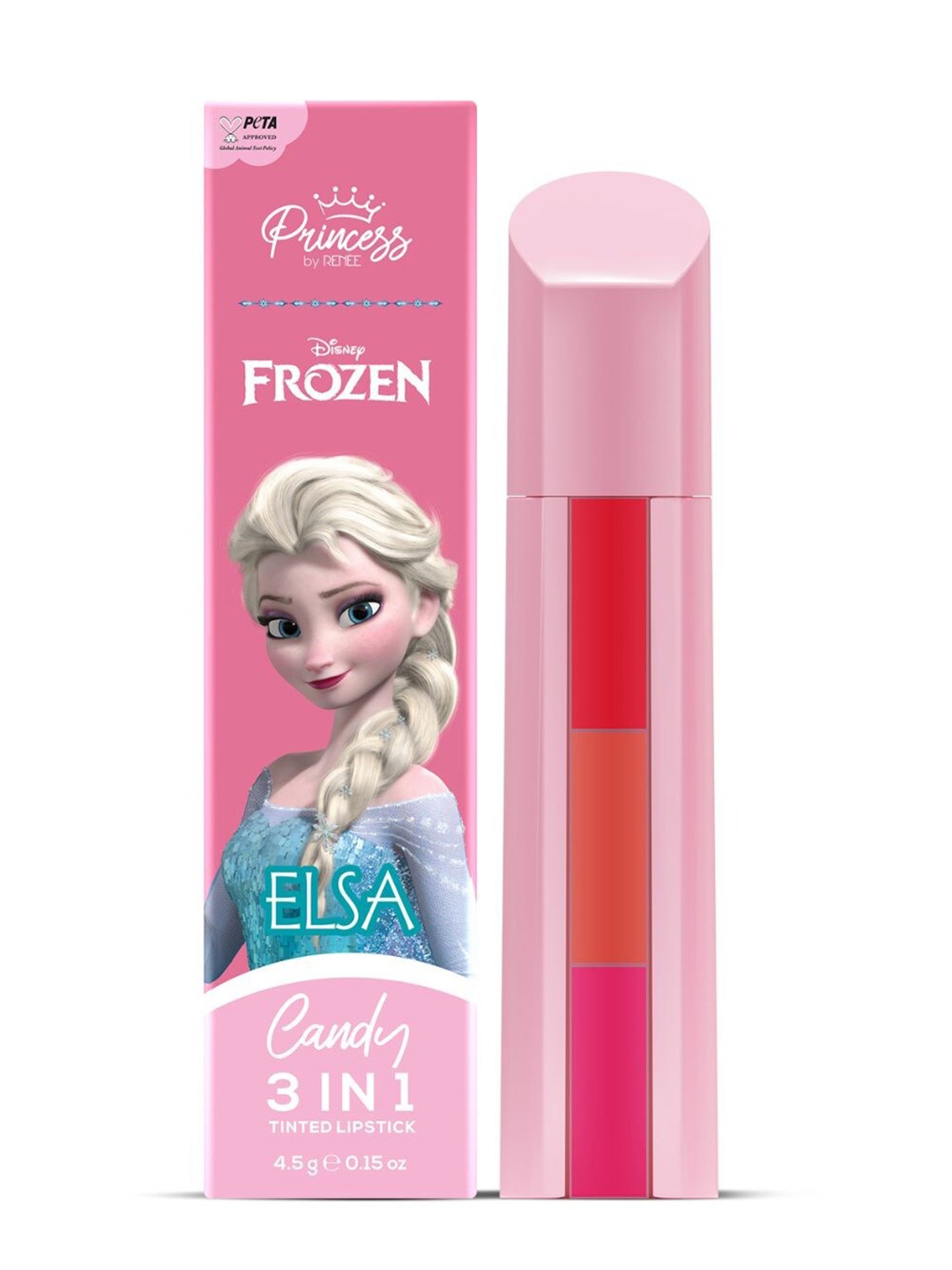 

Renee Princess Disney Frozen Candy 3-In-1 Tinted Lipstick 4.5g - Elsa, Red