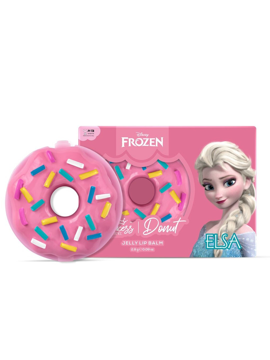 

Renee Princess Disney Frozen Donut Jelly Lip Balm 2.8g - Elsa, Pink