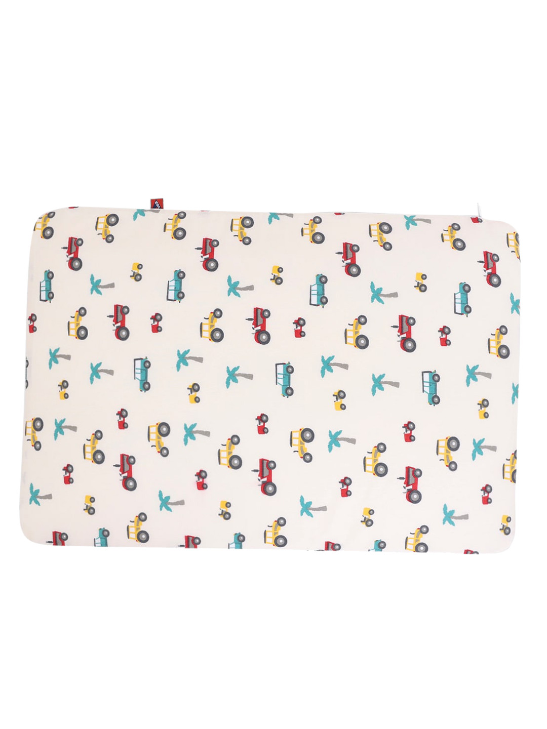 

VEA Kids Cream Coloured Conversational Printed Ultra Slim Baby Pillow