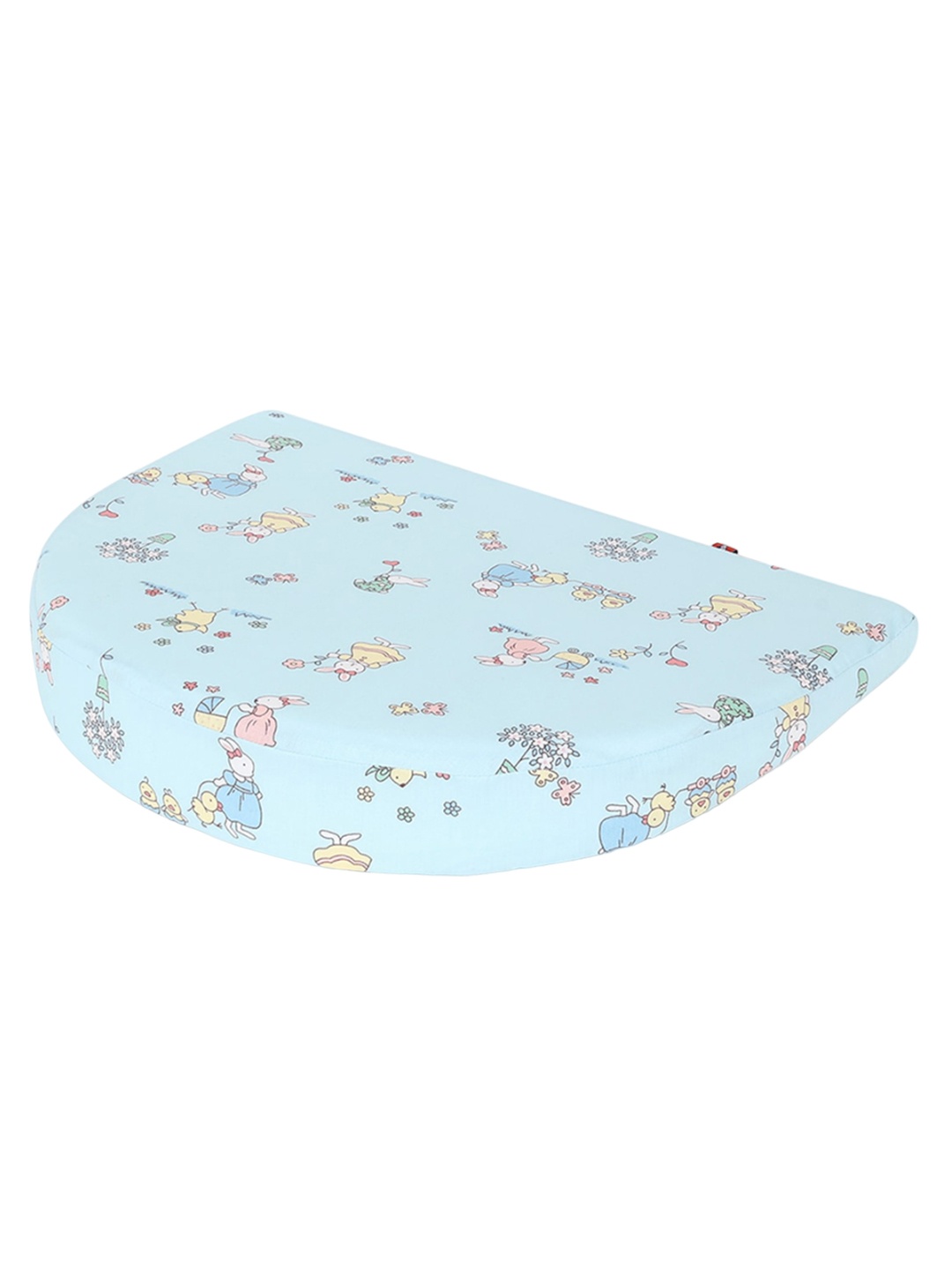 

VEA Kids Blue & Pink Graphic Printed Baby Pillow