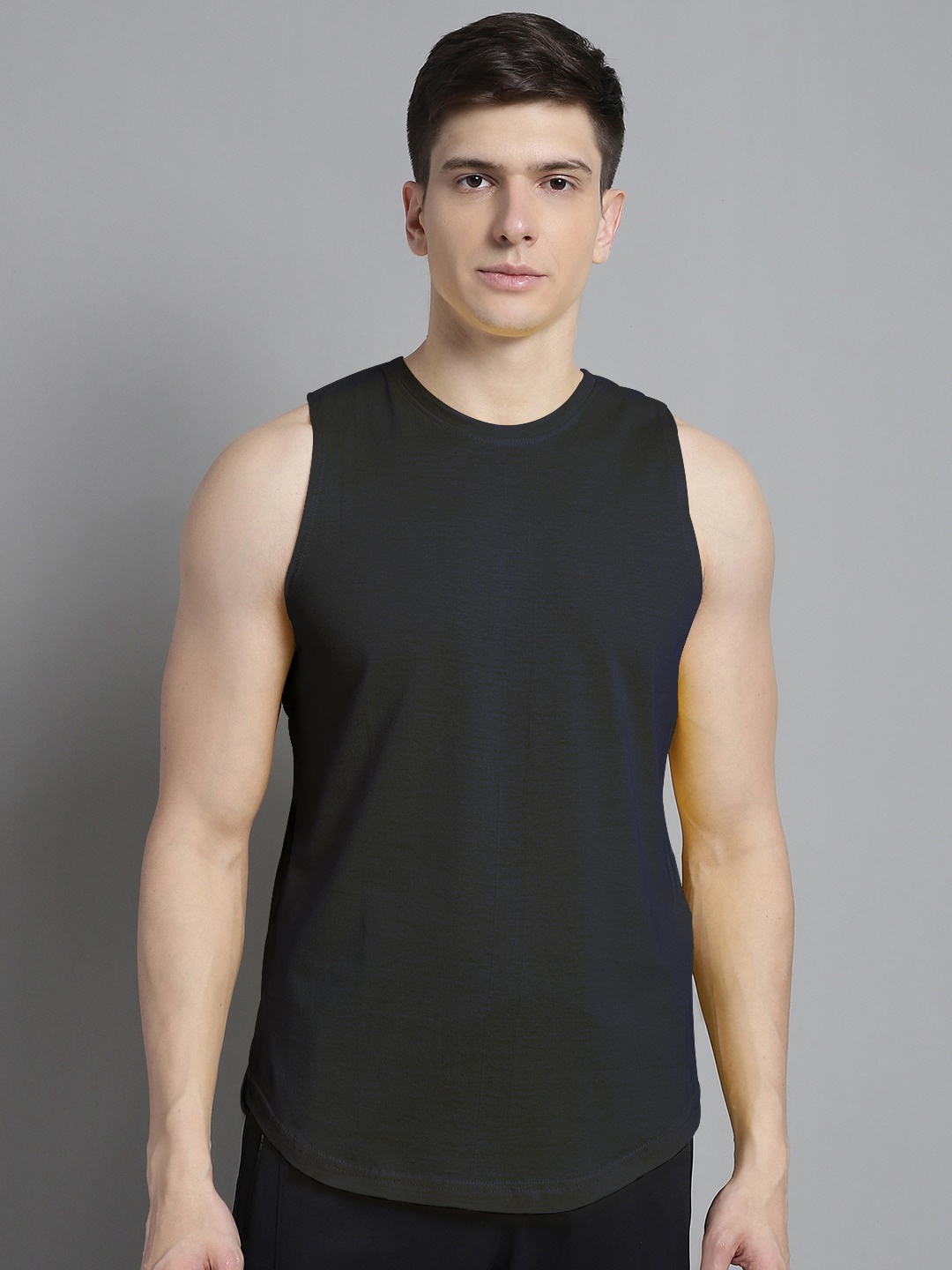 

FBAR Bio-Wash Pure Cotton Basic Innerwear Vest, Black
