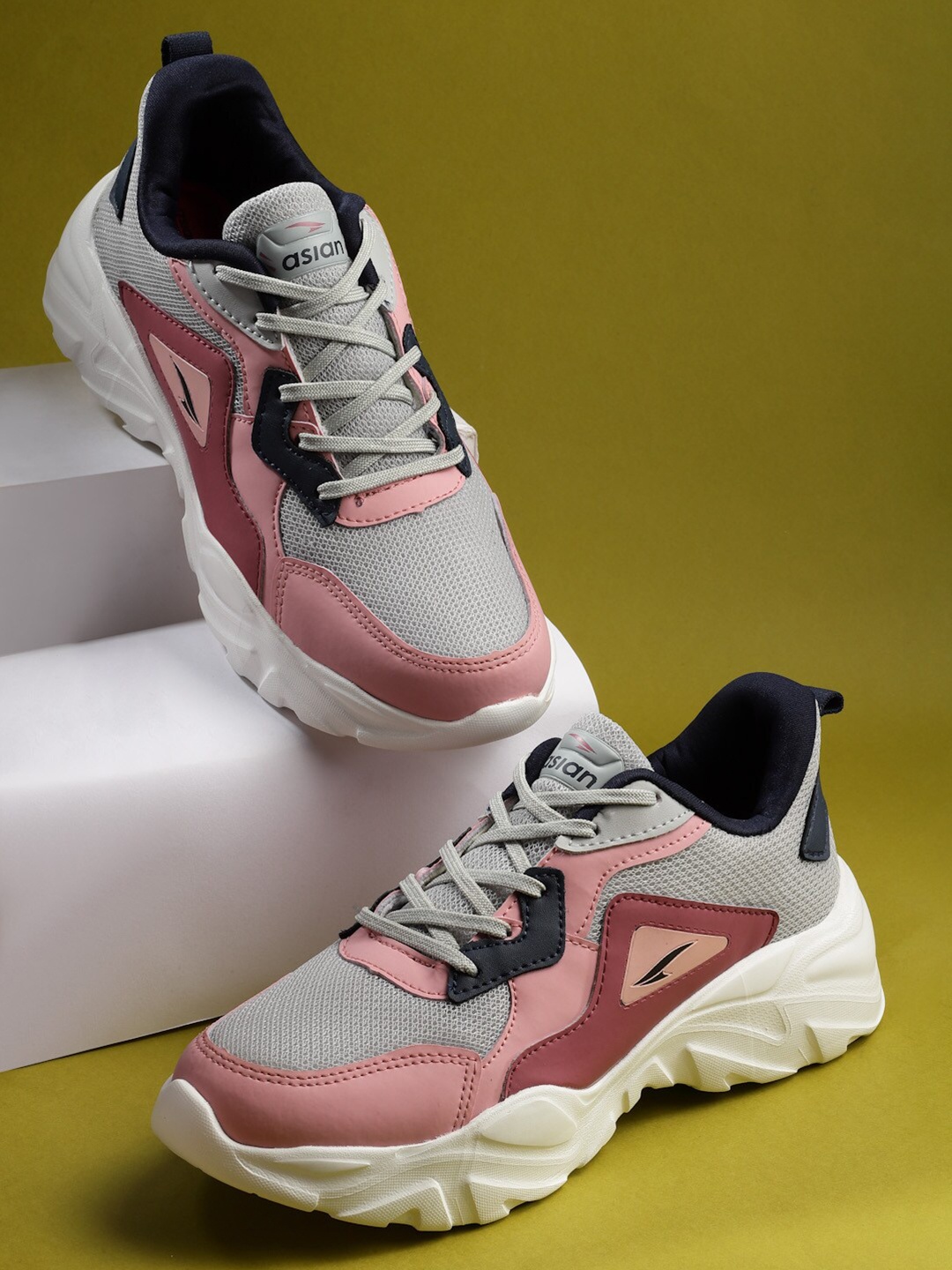

ASIAN Women BLOSSOM-05 Running Shoes, Grey
