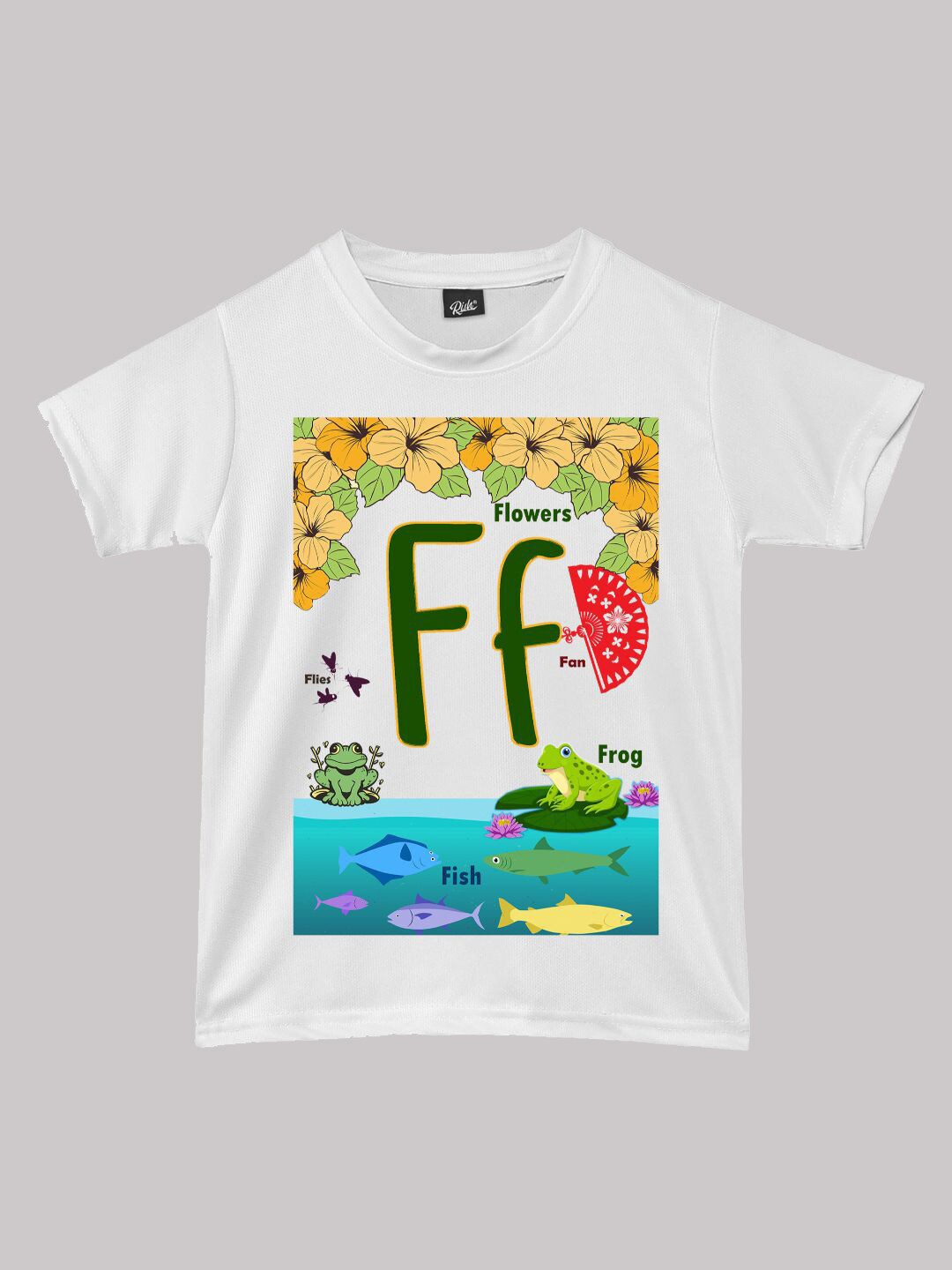 

RISH Boys Graphic Printed Short Sleeves Regular Fit T-shirt, White