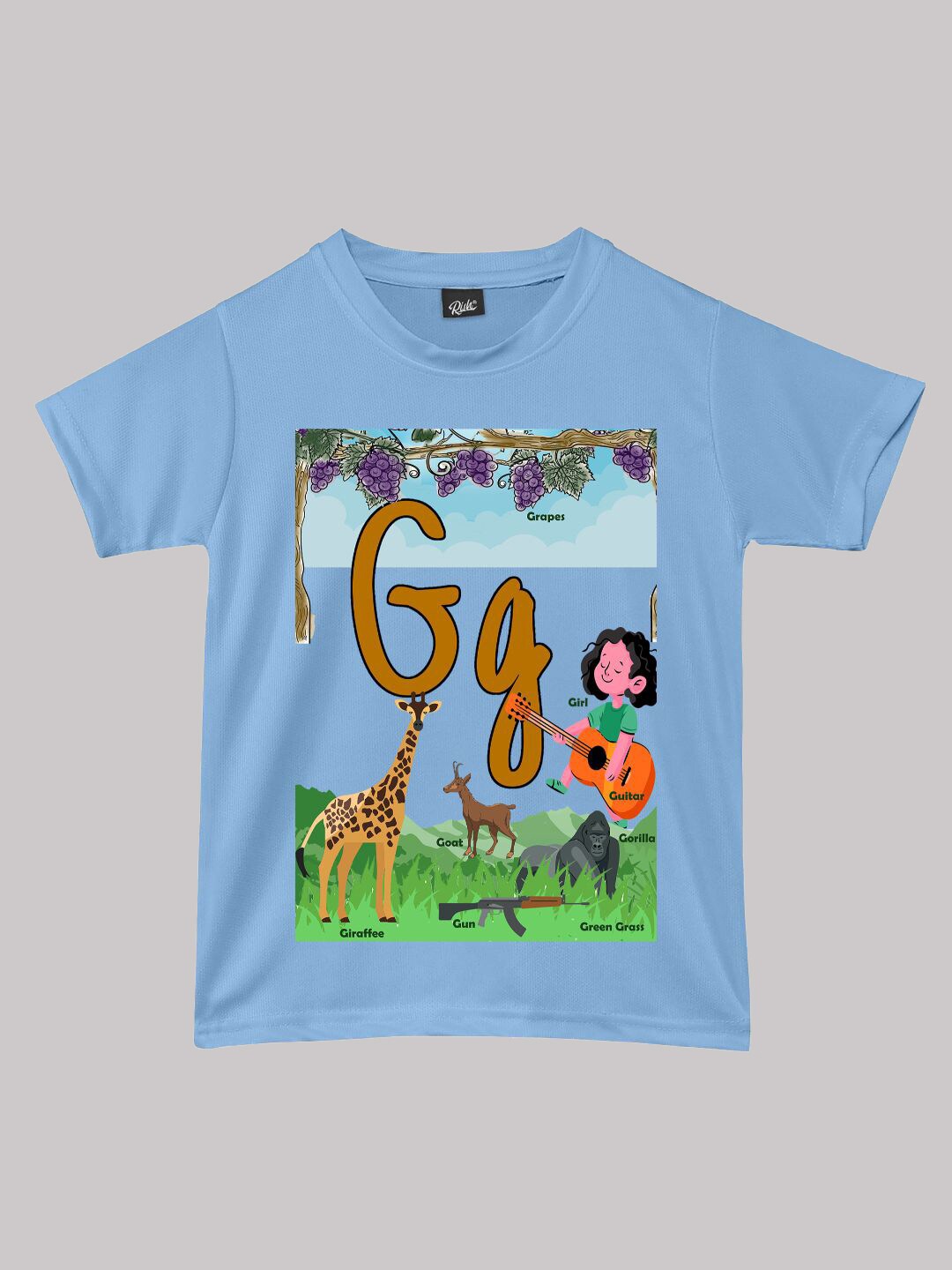

RISH Boys Conversational Printed T-shirt, Blue
