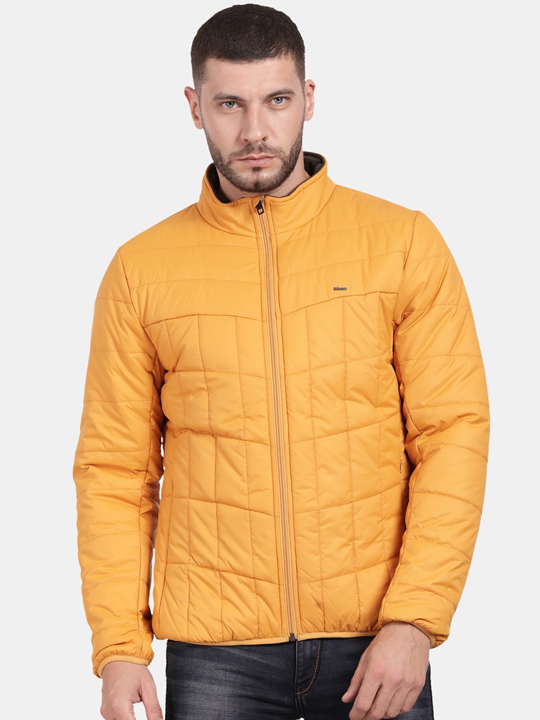 

t-base Mock Collar Insulated Puffer Jacket, Yellow