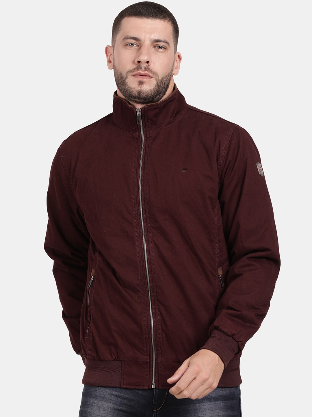 

t-base Insulator Bomber Jacket, Maroon