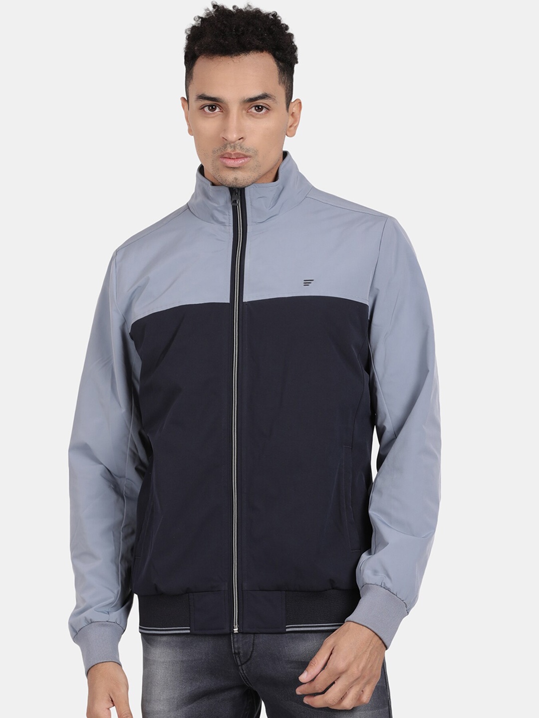 

Men Lightweight Open Front Jakcet, Navy blue