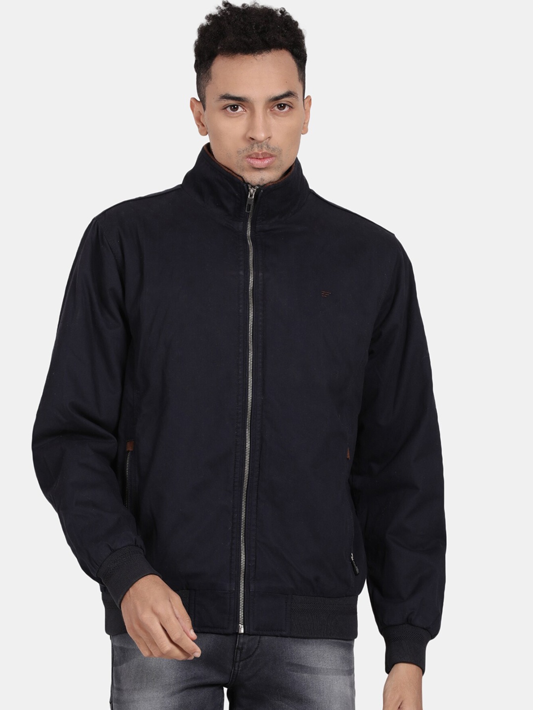 

t-base Insulator Cotton Bomber Jacket, Navy blue