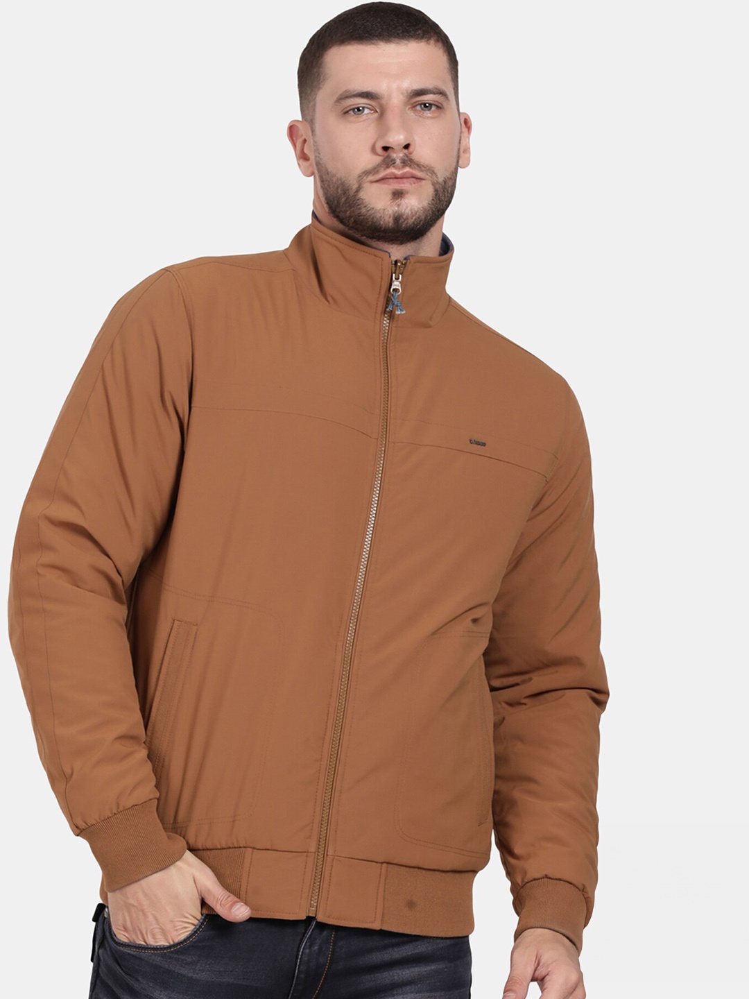 

t-base Reversible Bomber Jacket, Brown
