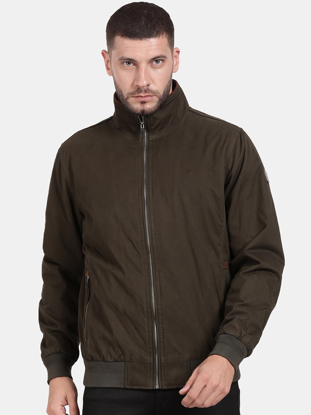 

t-base Insulator Cotton Bomber Jacket, Green