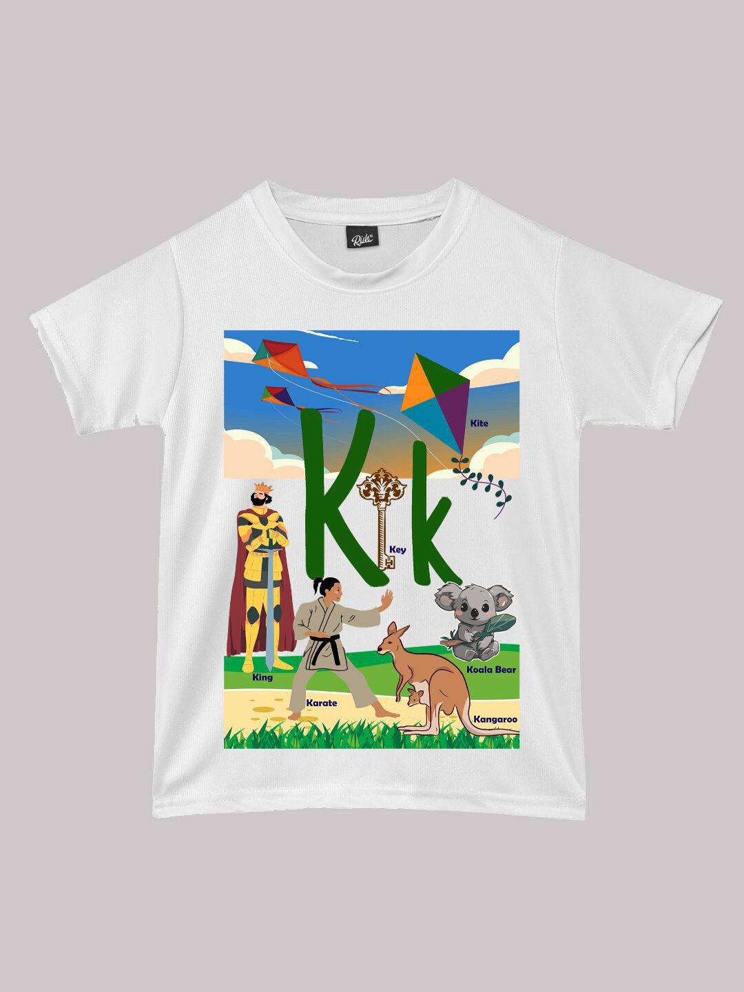 

RISH Boys Graphic Printed T-shirt, White