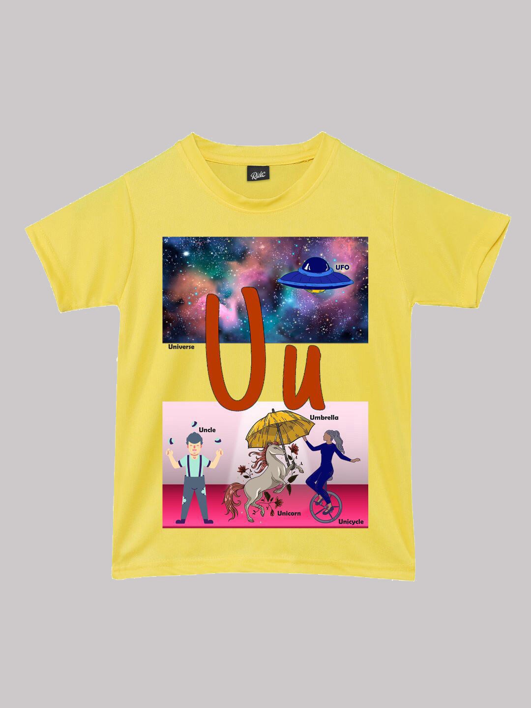 

RISH Boys Graphic Printed T-Shirt, Yellow