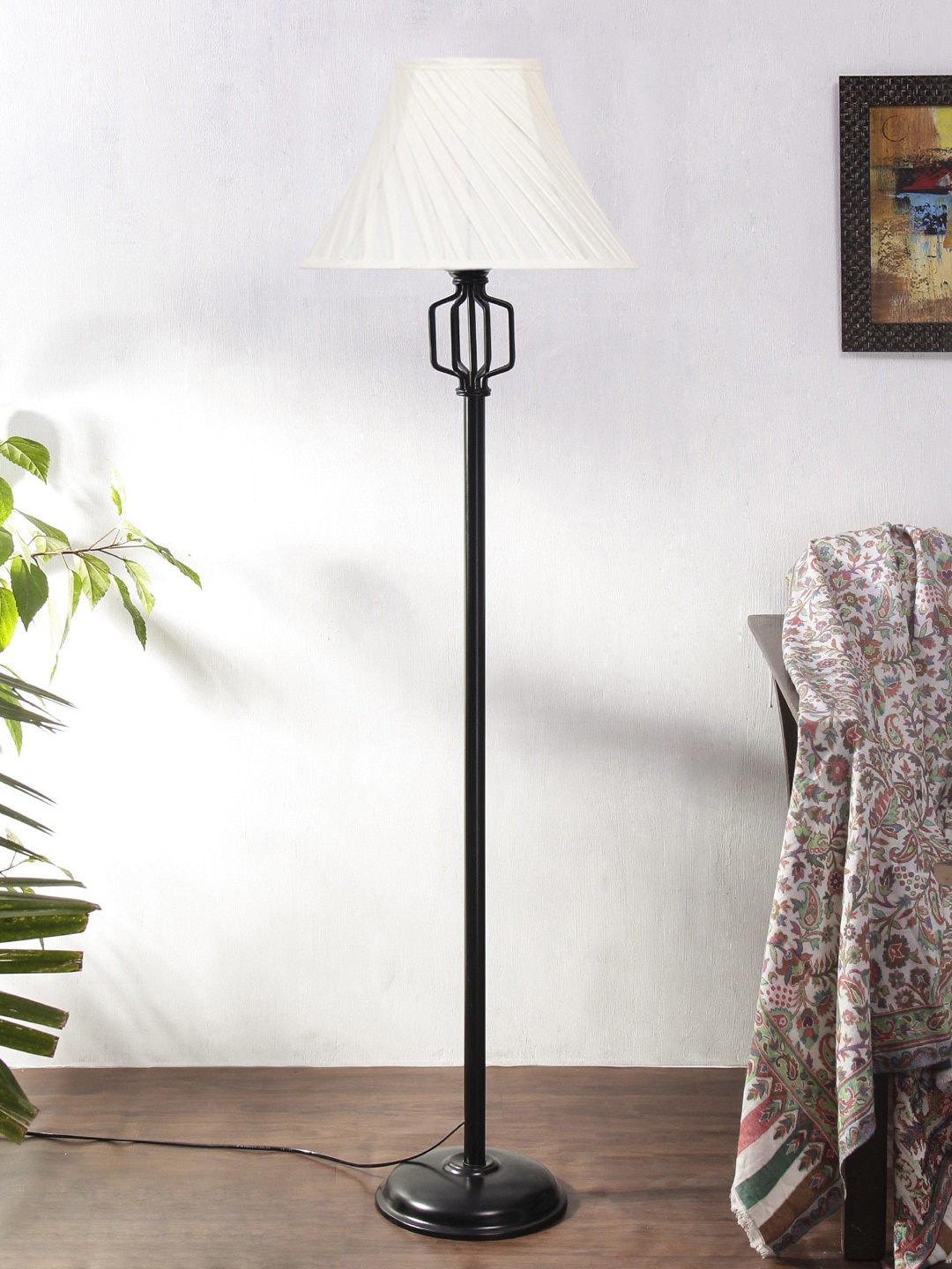 

Devansh White & Black Frustum Shape Abstract Shape Floor Lamps