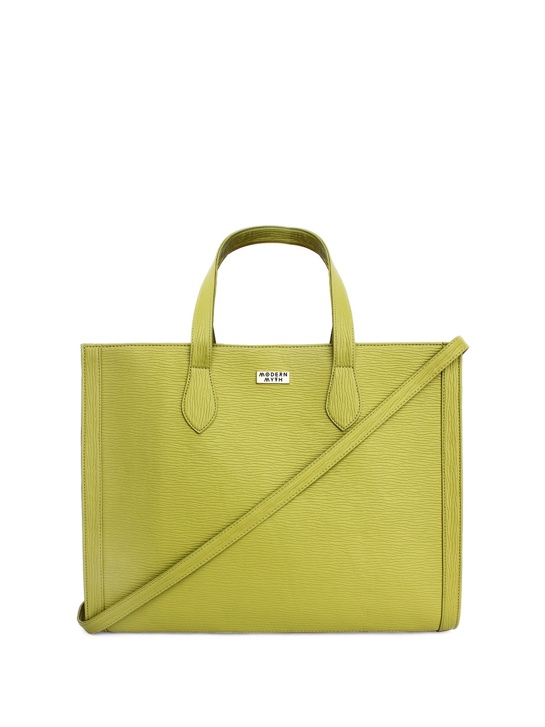 

MODERN MYTH Oversized Structured Hobo Bag, Green