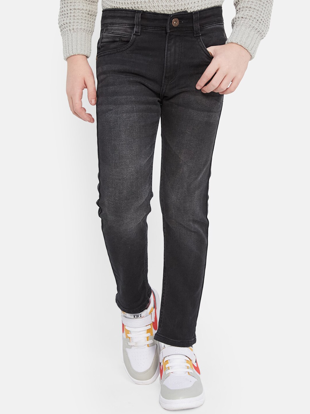 

Octave Boys Clean Look Stretchable Jeans, Charcoal