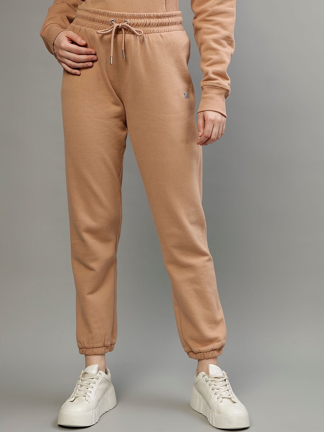 

DKNY Women Regular Fit Joggers, Beige