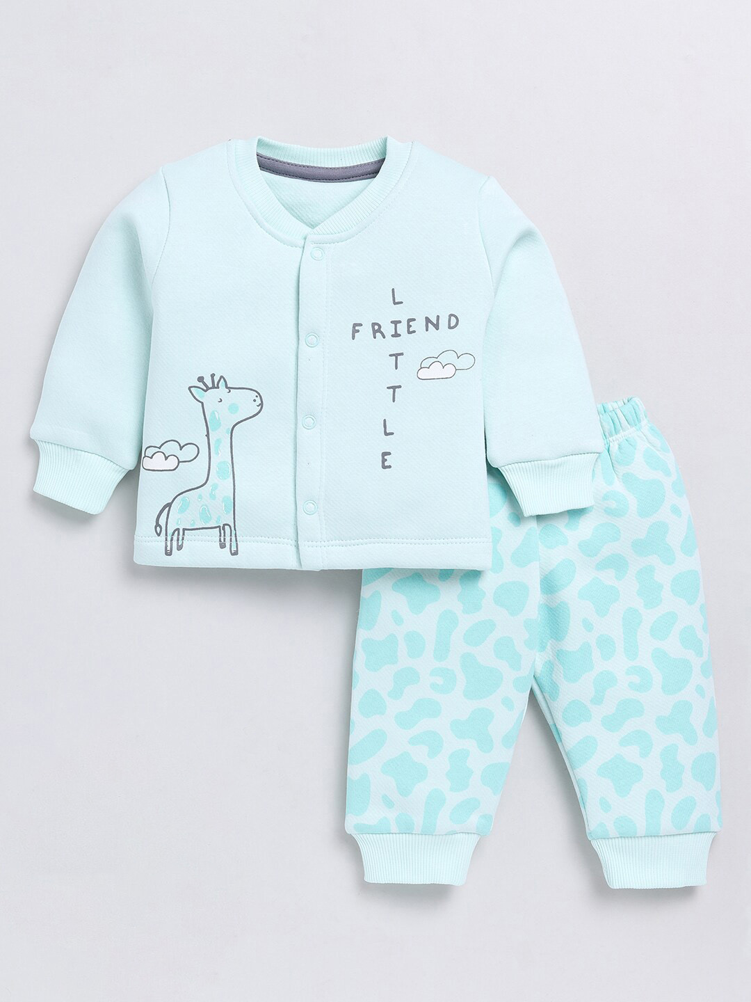 

Moms Love Boys Printed Shirt With Pyjamas, Blue